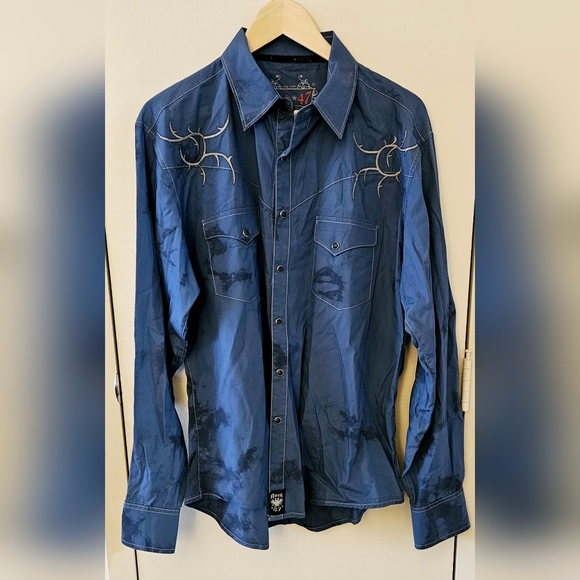Rock 47 Men's Shirt - Picture 1 of 13